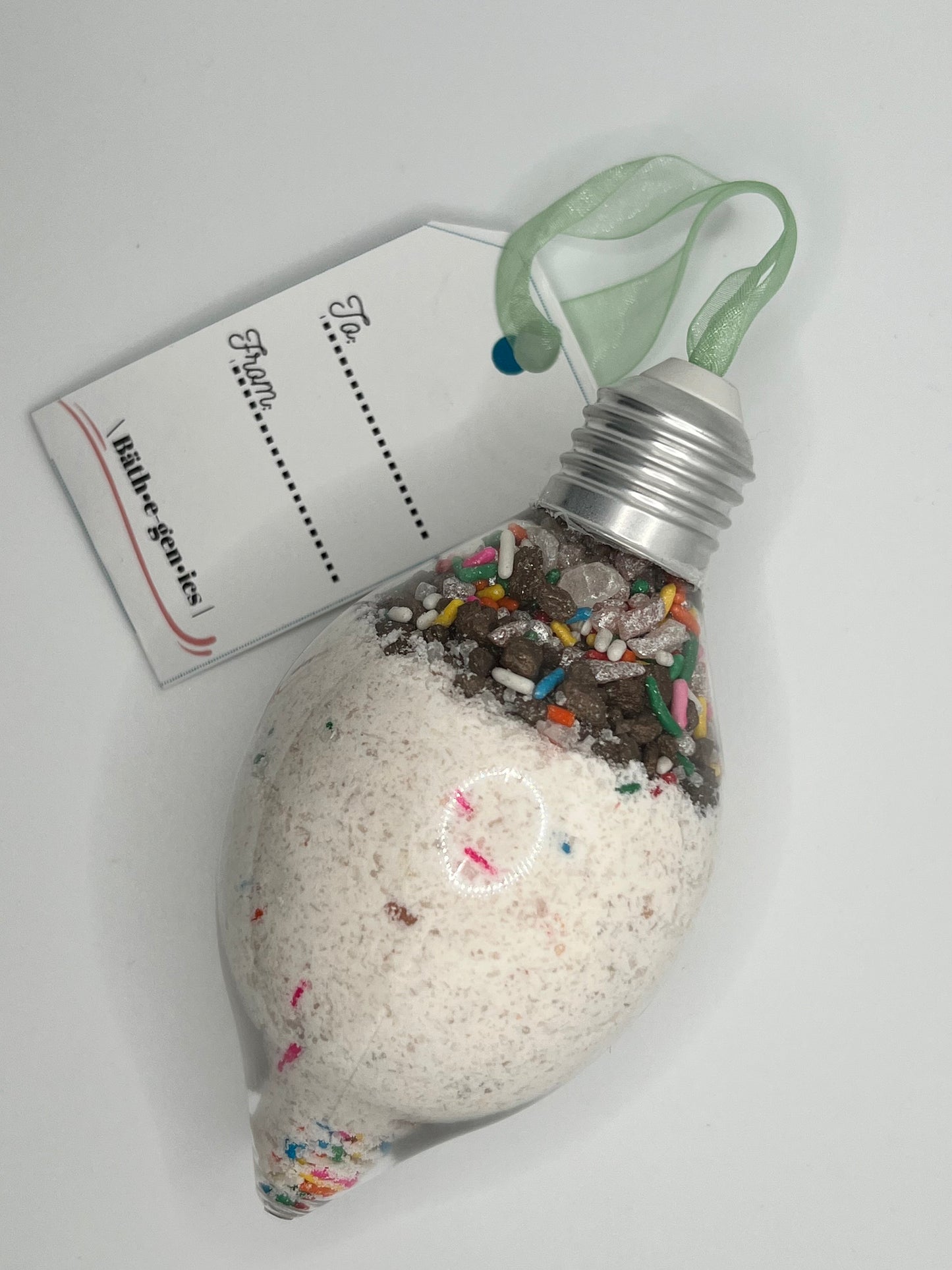 Cookies & Milk Bath Soak Christmas Ornament